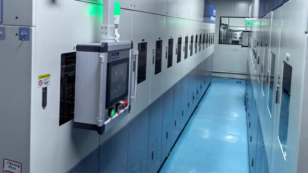 Optical lens cleaning equipment used during the lens manufacturing process at Likai Laser.